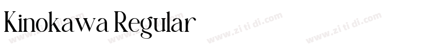Kinokawa Regular字体转换
